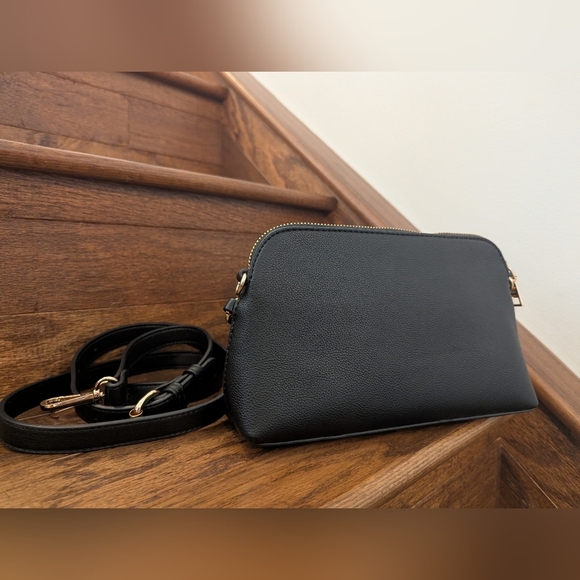 Louenhide Lindy Shoulder Bag, evening bag,  Black Vegan Leather New - Picture 12 of 15